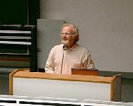 Referent und damaliger Vereinsvorsitzender K.P.Haupt beim Vortrag